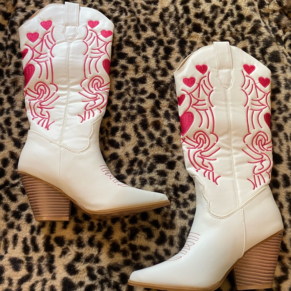 Dolls Kill Pitchin' A Fit Cowboy Boots
